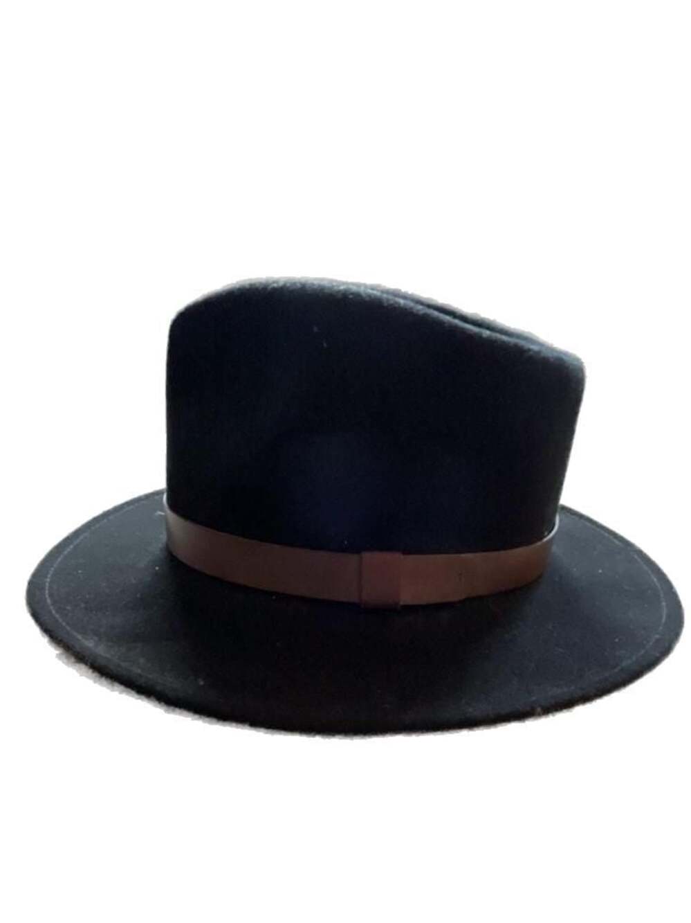 Pendleton Fedora Hat Black 100% Wool Size Large - Picture 2 of 6